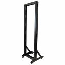 StarTech.com 2POSTRACK42 2ポストオープンフレーム型サーバーラック(キャスター付き)42U耐荷重300kg