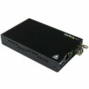 StarTech.com ET91000SM20 ギガビットイーサネット対応光メディアコンバータ1000BASE-T(RJ45)-1000BASE-LX(シングルモードLC)20km