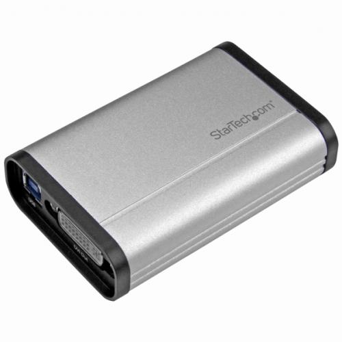 楽天ISダイレクト楽天市場店StarTech.com USB32DVCAPRO USB 3.0接続DVIビデオキャプチャーユニット 1080p/ 60fps対応 TV/テレビ 動画レコーダーデバイス アルミ筐体 DVI-I（メス） - USBタイプB（メス）