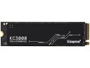 Kingston SKC3000S/1024G KC3000 PCIe 4.0 NVMe M.2 SSD 1024GB 3D TLC NAND 最大読取7000...