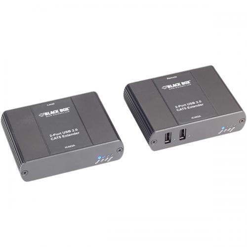 樂天商城 - ブラックボックス IC402A-R2 USB2.0エクステンダ CATx 2ポート