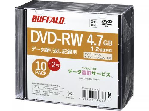 BUFFALO RO-DW47D-012CWZ 光学メディア DVD-R