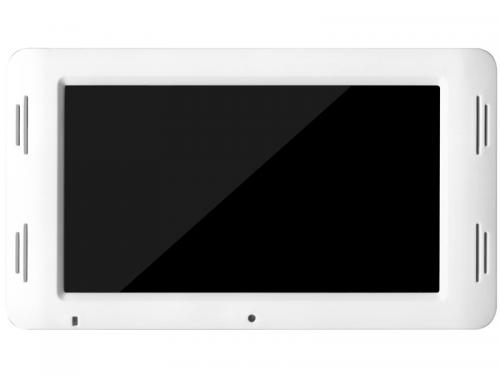 グリーンハウス GH-EP7F-WH 7型サイネージ液晶ディスプレイ/1024×600/SD、USB/ホワイト/スピーカー/1年保証/mpg、jpeg、mp3対応