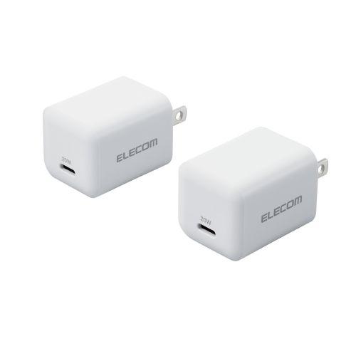 ELECOM MPA-ACCP27WH AC[d/USB[d/USB Power Delivery/20W/USB-C1|[g/ŒvO/2Zbg/zCg