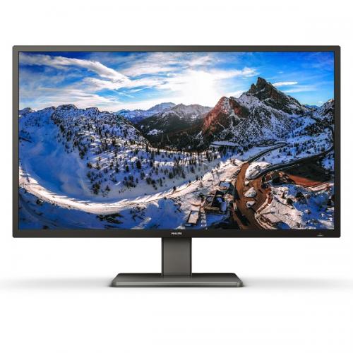 PHILIPS 439P1/11 液晶ディスプレイ 42.5型/3840×2160/USB-C、DisplayPort、HDMI/ブラック/スピーカー：あり/5年間フル保証/昇降スタンド/給電(PD)90W