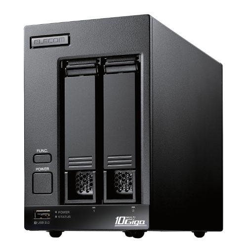 ELECOM NSB-72D04TW22 Windows Server IoT 2022 for Storage搭載NAS/Atom/ワークグループ/2ベイ/4TB