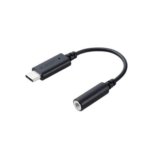 ELECOM MPA-C35DBK Ѵ֥/USB Type-C to 3.5mmƥ쥪ߥü/DAC/֥å