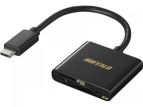 BUFFALO BSCR110U3CBK USB3.2 Gen1 Type-C ɥ꡼ SD/microSD ֥å