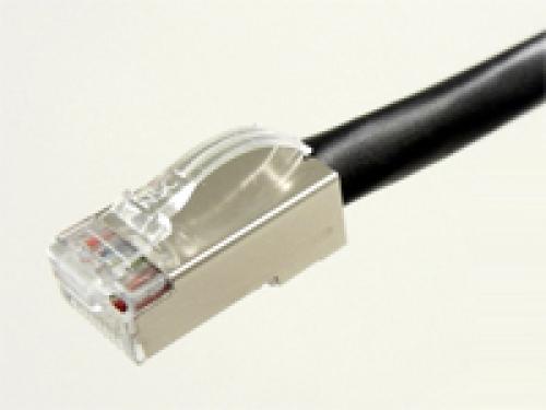 乐天商城 - エイム電子 C6XT-STP-BK-50 カテゴリ6 STPケーブル 単線 1000BASE-Tクロス 黒 50m