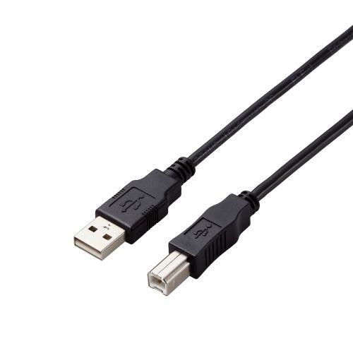 ELECOM U2C-AB20BK/ID USB2.0֥/A-B/͸/2m/֥å