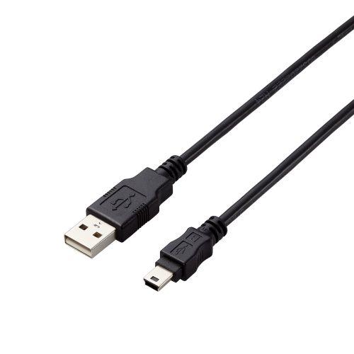 ELECOM U2C-AM20BK/ID USB2.0֥/A-miniB/͸/2m/֥å