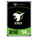 Seagate ST14000NM000J Exos X18シリーズ 3.5インチ内蔵HDD