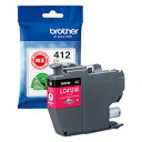 brother LC412M 【ブラザー純正】インクカートリッジ マゼンタ 対応型番:MFC-J7300CDW、MFC-J7100CDW他