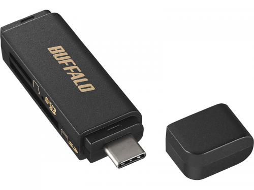 BUFFALO BSCR120U3CBK USB3.0 Type-C³ ɥ꡼ SDľޤ ֥å