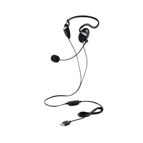Other - ELECOM HS-NB03SUBK 有線ヘッドセット/両耳ネックバンド/USB-A/1.8m/ブラック