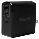 ADTEC APD-A105AC2-wP3-BK Power Delivery対応 GaN AC充電器/105W/USB Type-A 1ポート Type-C ...
