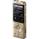 Sony ICD-UX570F/N ステレオICレコーダー FMチューナー付 4GB ゴールド