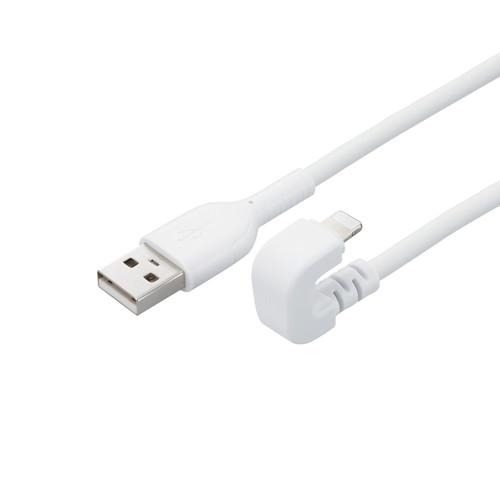 ELECOM MPA-UALU20WH USB-A to LightningP[u/U/Ȃ߂炩/2.0m/zCg