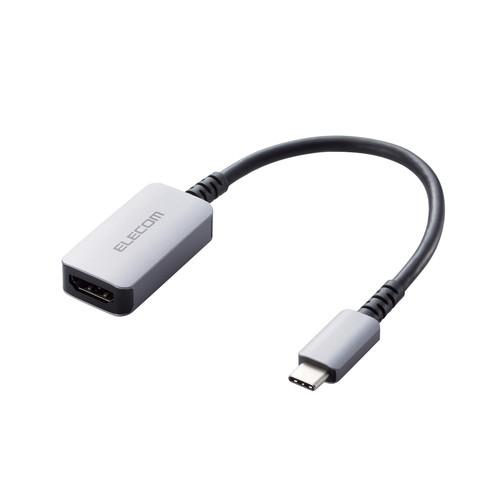 ELECOM AD-CHDMIQSSV USB Type-CfϊA_v^/Type-C - HDMI/60Hz/ϋv/Vo[