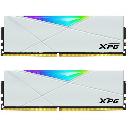 ADATA AX4U360016G18I-DW50 XPG SPECTRIX D50 WHITE DDR4-3600MHz U-DIMM 16GB×2 RGB DUAL COLOR BOX