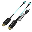 ADTECHNO AMH-020M MPO脱着式 光ファイバHDMIケーブルセット 20m(2)