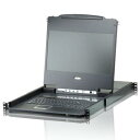 ATEN CL6708MWJJS フルHDワイド対応8ポートUSB DVI KVMドロワー(3)