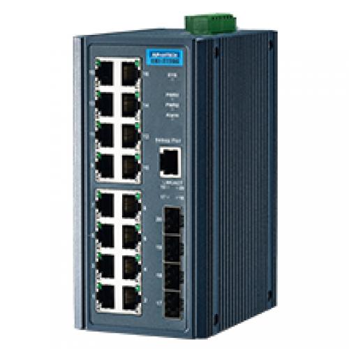 AhoebN EKI-2720G-4F-AE YƗpR~jP[VEKI 16G + 4SFP Port Unmanaged Ethernet Switch