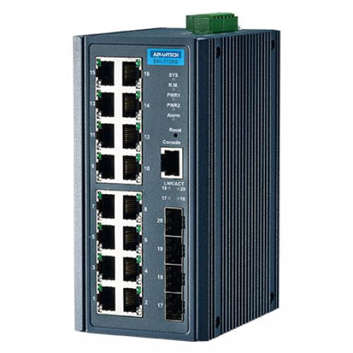 AhoebN EKI-7720G-4F-AE YƗpR~jP[VEKI ETHERNET DEVICE 16G + 4SFP Port Managed Ethernet Switch