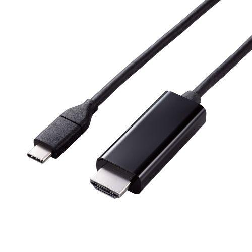 ELECOM MPA-CHDMIY20BK fϊP[u/USB Type-C - HDMI/~[OΉ/60Hz/炩/2.0m/ubN