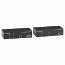 ブラックボックス KVXLCF-200-R2 デュアルディスプレイ対応KVMエクステンダーキット (DVI-D/USB/光ファイバ)