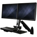 StarTech.com WALLSTS2 ウォールマウント型昇降デス...(3)