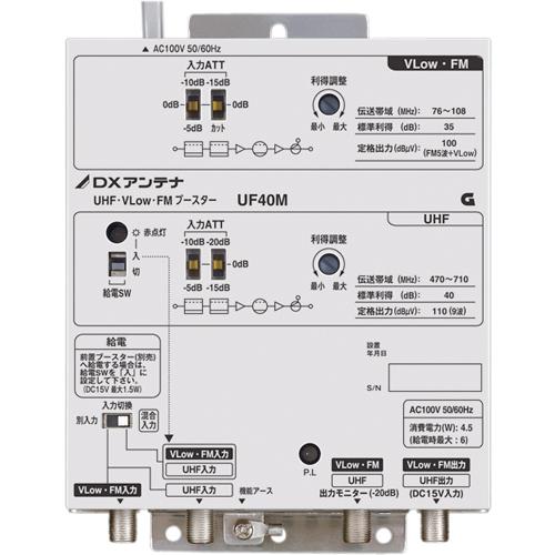 ��ˡ���Ͱ������DX����ƥ� UF40M UHF��V-Low��FM�֡�������(40dB��)