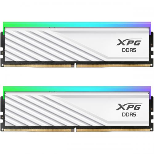 ADATA AX5U6400C3216G-DTLABRWH XPG LANCER BLADE RGB White DDR5-6400MHz U-DIMM 16GB2 32-39-39 DUAL TRAY