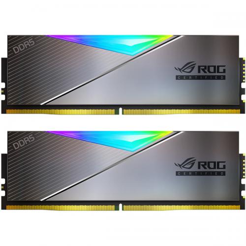 ADATA AX5U6600C3216G-DCLARROG XPG LANCER RGB ROG CERTIFIED Black DDR5-6600MHz U-DIMM 16GB2 32-44-44 DUAL COLOR BOX