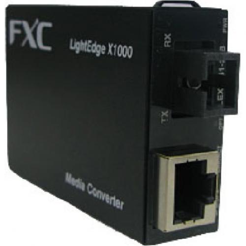 FXC LEX1841-40B-ASBX 10BASE-T/100BASE-TX to 100BASE-FX�ʥ��󥰥�⡼�� SC���ͥ��� 40Km�� 1�ķ��ޥ�������ǥ�������С��� + Ʊ����SBX�Х�ɥ�