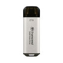 Transcend TS2TESD300S スティックSSD ESD300 USB Type-C 10Gbps 2TB シルバー