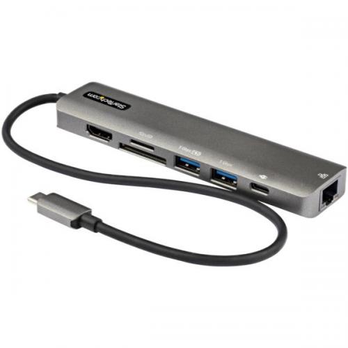 StarTech.com DKT30CHSDPD1 USB Type-CޥѴץ/4K60Hz HDMI 2.0/100W USB PD/SD & microSD å/2ݡUSB 3.0 ϥ/ӥåͭLAN/ΰη30cm֥