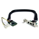 StarTech.com MPEX1394B3 IEEE1394b2ポート/1394a1ポート3ポート増設MiniPCIExpressFireWireカードアダプタ9ピンFireWire800x2/6ピンFireWire400x1対応MiniPCIeカード