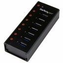 StarTech.com ST7300U3M 7ポートUSB3.0ハブメタル筐体デスクや壁に取付け可能