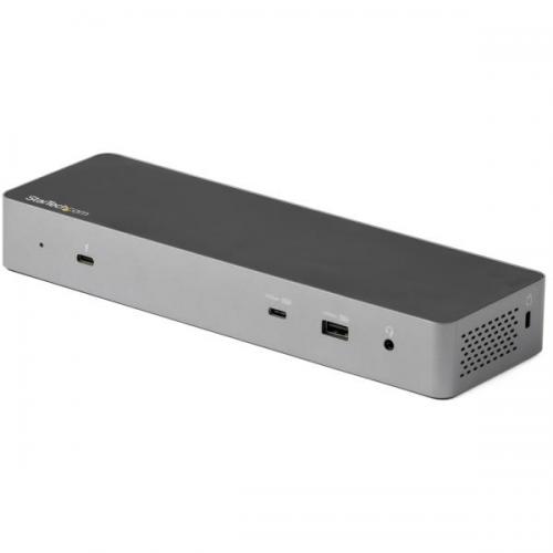 StarTech.com TB3CDK2DH Thunderbolt3ドック/デュアル4Kモニタ(DisplayPort1.4 HDMI2.0)/シングル8Kモニタ/96WUSBPD/5ポートUSB3.2ハブ/ギガビット有線LAN/Windows Mac対応