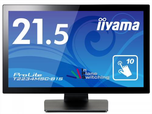 iiyama T2234MSC-B1S åѥͥվǥץ쥤 21.5/19201080/D-subHDMIDisplayPort/֥å/ԡ/եHD/IPS/ɿũ/̼