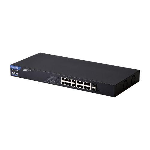 ELECOM EHB-SG2C16F-HPL 法人向けスイッチングハブ/WEBスマート/Giga/PoE/16ポート/大容量/3年保証 ELECOM EHB-SG2C16F-HPL 法人向けスイッチングハブ/WEBスマート/Giga/PoE/16ポート/大容量/3年保証