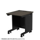 サンワサプライ ED-SK6570M72 eデスク(濃い木目) W650×D700×H720【受注生産品】(3)