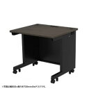 サンワサプライ ED-SK7065M eデスク(濃い木目) W700×D650×H700【受注生産品】(3)