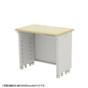サンワサプライ ED-SK7550LM eデスク(薄い木目) W750×D500×H700【受注生産品】(3)