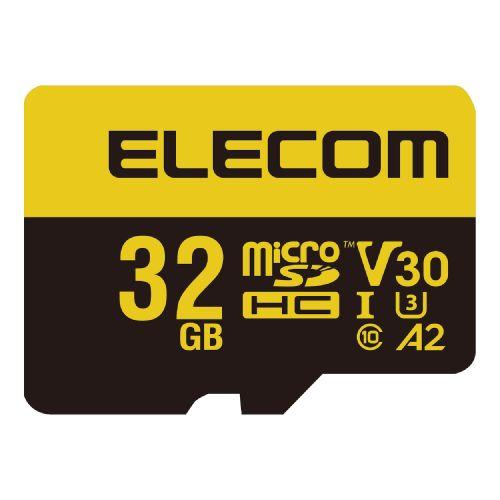ELECOM MF-HMS032GU13V3 MicroSDHCJ[h/ϋv/rfIXs[hNXV30Ή/UHS-I U3 90MB/s 32GB