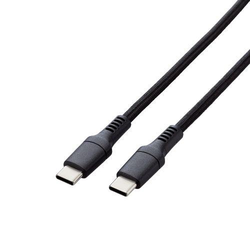 ELECOM MPA-CC5PS10BK USB Type-C to USB Type-CP[u/100WΉ/ϋv/1.0m/ubN