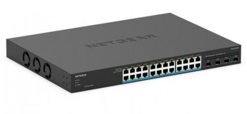 Switching Hubs - NETGEAR MS324TXUP-100JPS Ultra60 PoE++対応 (720W) 2.5G/1G 24ポート SFP+スロット×4 アプリ＆クラウドスマートスイッチ