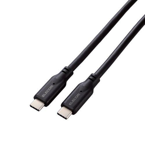 ELECOM MPA-CC1G10BK USB Type-C to USB Type-CP[u/USB10Gbps/100WΉ/X^_[h/1.0m/ubN