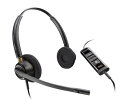 日本HP 783R2AA Poly EncorePro 525 USB-A+ USB-C 変換アダプタ付 両耳 有線モデル ノイズキャンセリングマイク搭載 Microsoft Teams認定モデル